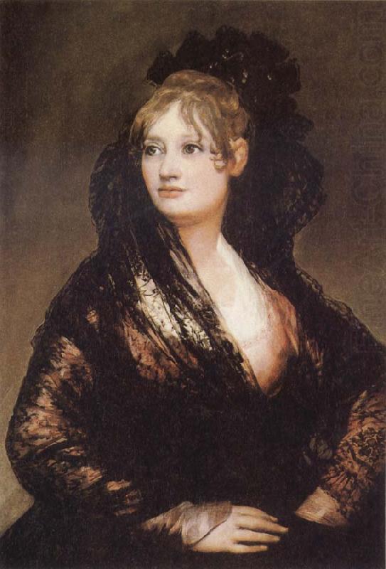 Francisco de Goya Portrait of Dona Isbel de Porcel china oil painting image